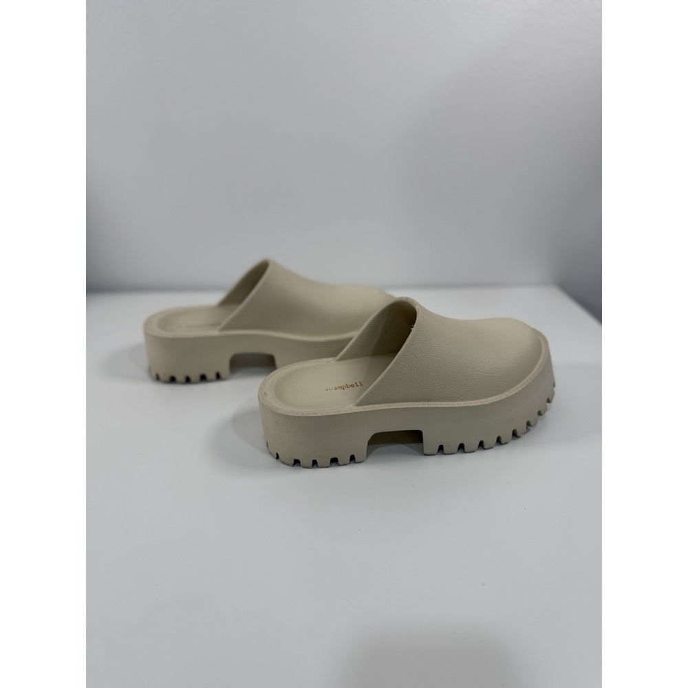 Jeffrey Campbell Cream Mules